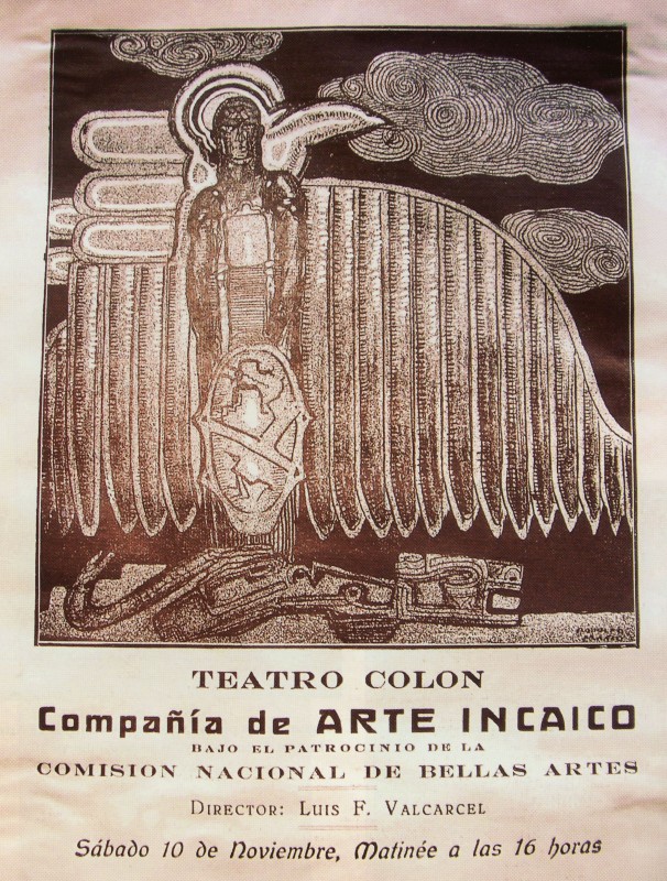 Teatro Colón, Compañía de arte incaico. Photo: Rodolfo Franco, 1923. Courtesy of CEDODAL, Buenos Aires.